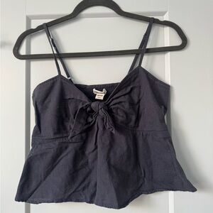 Billabong Navy Tie-Front Camisole